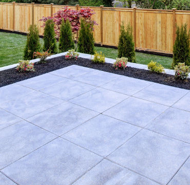 Terrasse moderne en carrelage