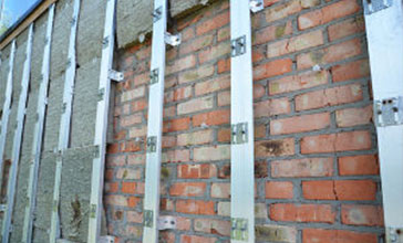 Exemple d'isolation de la fa&ccedil;ade d'un b&acirc;timent