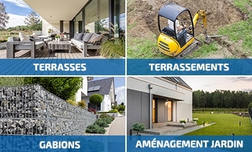 Action Promo sur les chantiers d’aménagements extérieurs !